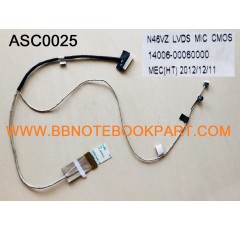 ASUS LCD Cable สายแพรจอ N46 N46JV N46J N46V N46VB N46VM N46VZ   14006-00060000